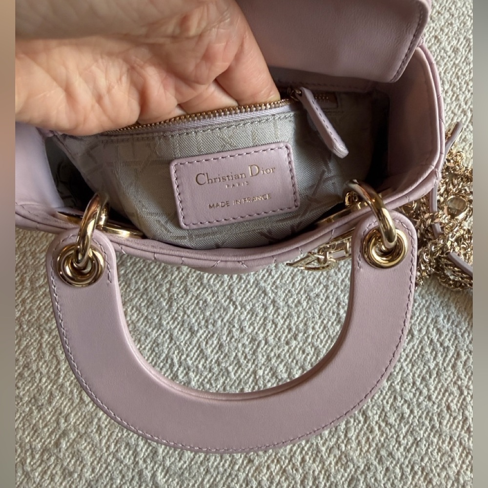 Dior: lady dior size mini - Picture 11 of 14
